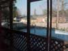 pool view from custom deck